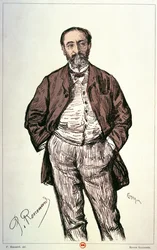 Portret van Camille Saint-Saens